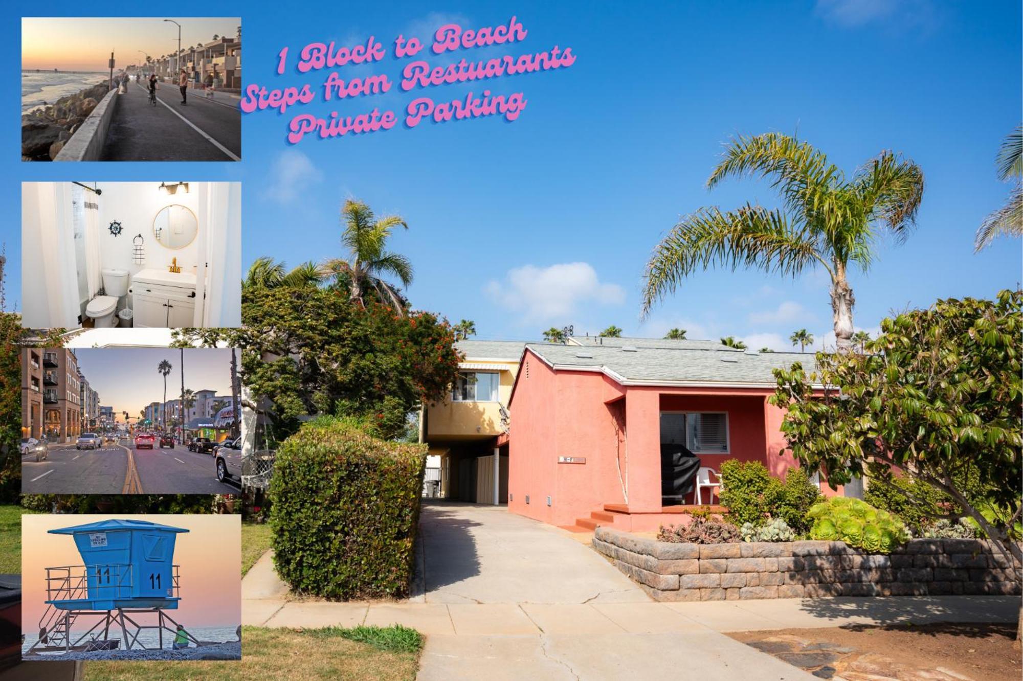 1 Block From Beach - Steps From Restaurants & Shops Oceanside Extérieur photo